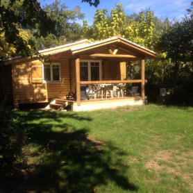 Chalets au camping la source en ardeche mridionale