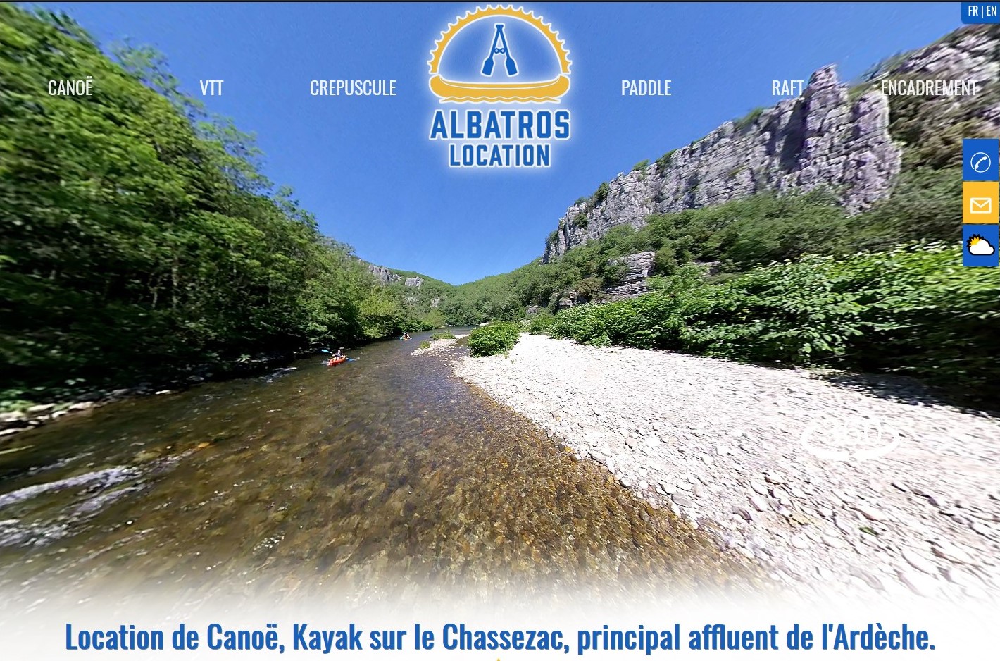 location de canoe raft paddle à coté du camping la source en ardeche meridionale