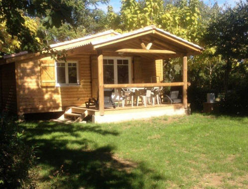 chalet au camping la source en ardeche meridionale