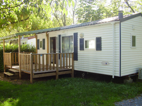 mobile home luxe au camping la source en ardeche méridionale