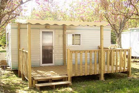 petit Mobile home camping la source ardeche